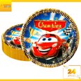 thumbnail image 2 of 24 Pz Plato De Cartón Premium Pastelero De Personajes Turbito Azul, 2 of 2