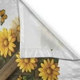 thumbnail image 3 of Ambesonne Rustic Kitchen Curtains, Barn Cottage Summer Flowers, 55"x36", Earth Yellow and Cocoa, 3 of 3