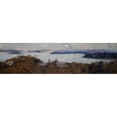 thumbnail image 2 of Arthur Streeton 14x7 Gold Ornate Wood Frame and Double Matted Museum Art Print Titled - Sydney Harbour from Penshurst (Cremorne) (1907), 2 of 4