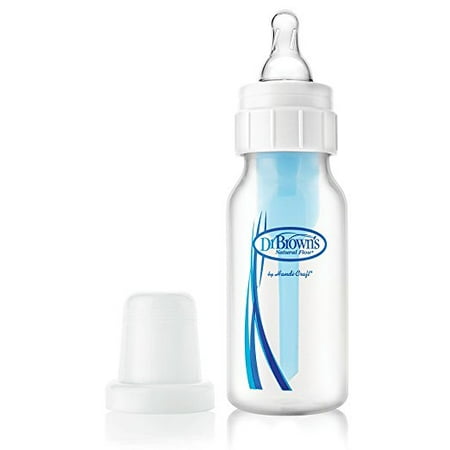 Dr. Brown's BPA Free Polypropylene Natural Flow Standard Neck Bottle, 4 Ounce (Discontinued by
