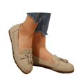 thumbnail image 3 of Xiaoxatg Women's Casual Shoes for Every Occasion -On Design with Tassels for All-Day Comfort Ideal for Spring and Summer Outings 5.5 Beige, 3 of 9