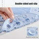 thumbnail image 5 of Tapete antideslizante para bañera | Ventosas potentes | Cloruro de polivinilo | 27,56 x 14,75 in | Gris o azul | Plataforma duradera para los pies de ducha | Protector de seguridad para el baño, 5 of 6