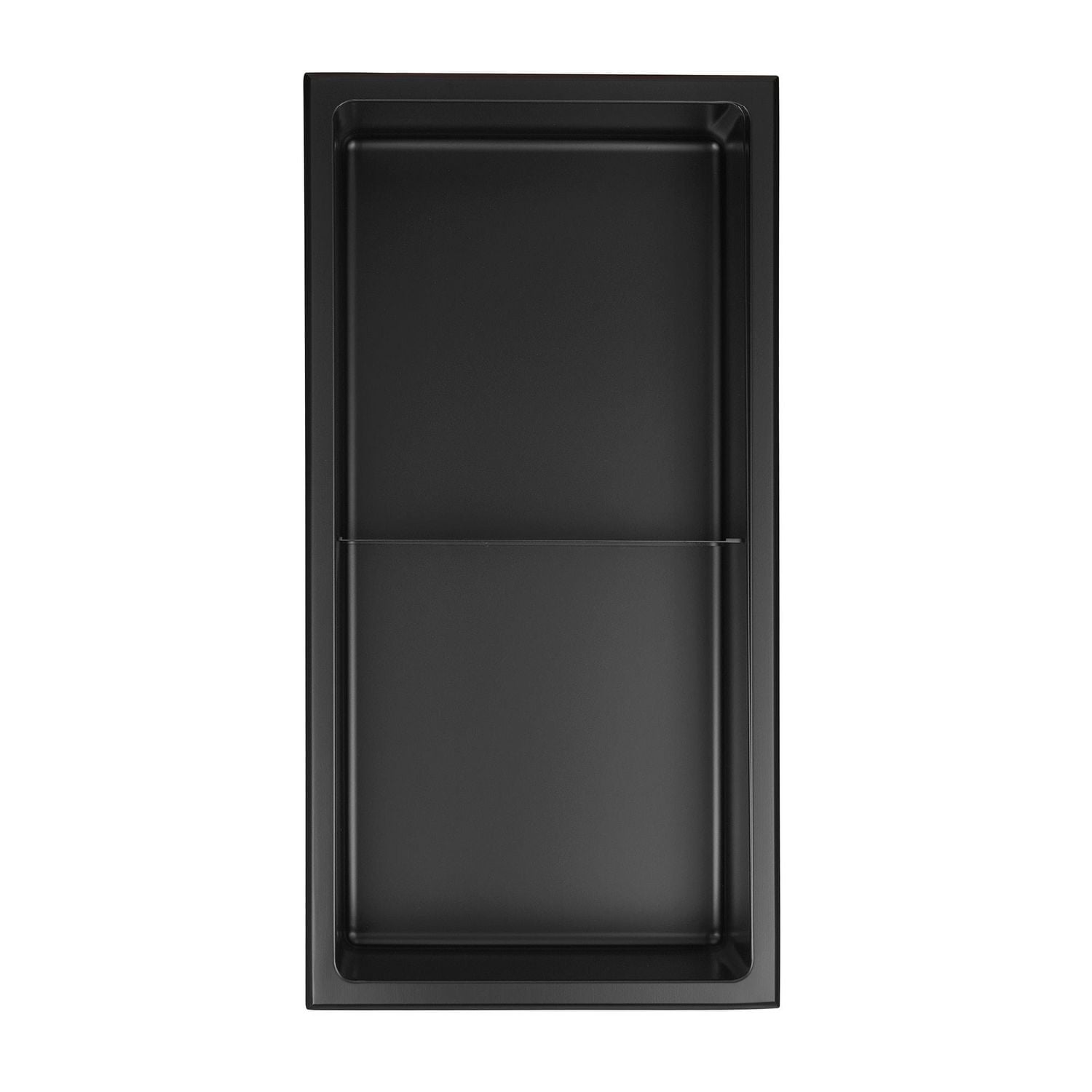 The akuaplus® wall mount shower niche 12 in. x 24 in., with shelf made in stainless steel.