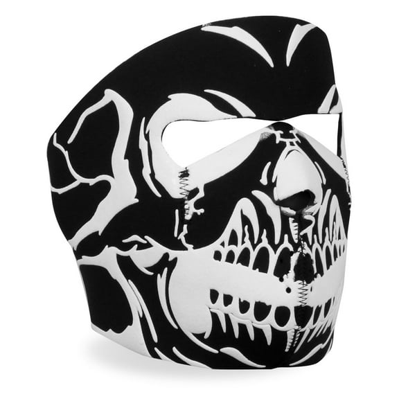 Hot Leathers FMA1028 Face Mask Puff Ink Skull One Size