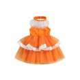 thumbnail image 1 of Mialoley Filles une Ligne Robe, Robe Sans Manches Licou Dos Patchwork Brillant Robe d'Été en Tulle, 1 of 9