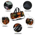 thumbnail image 2 of Thanksgiving Soccer Bag, Gym Bags, Yoga Bag, Travel Tote: 17.7 Inches Sports Bag with Interior Zipper Pocket and Large Capacity for All Your Activities, 2 of 6