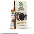thumbnail image 3 of Starbucks Via Instant Coffee Medium Roast Packets — Pike Place Roast — 1 Box (8 Packets), 3 of 3