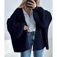 thumbnail image 6 of PRETTYGARDEN Womens Oversized Cardigan Sweaters Fall Long Lantern Sleeve Knit Open Front Lightweight Sweater, 6 of 10