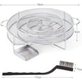 thumbnail image 4 of Cold Smoke Generator Round Stainless Steel Smoker Tray for Kettle Barbecue Bacon Fish Meat Pork Cheese Meat, Hot or Cold Smoking on Grill & Smoker, 4 of 7