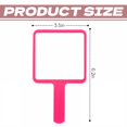 thumbnail image 5 of ACDANC Style1 Hand Mirror - 6.2"×3.5"×0.4" Square Aluminum Small Glass Mirror, 5 of 7