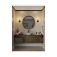thumbnail image 3 of Calhoun Collection One-Light Antique Bronze Clear Glass Farmhouse Bath Vanity Light, 3 of 14