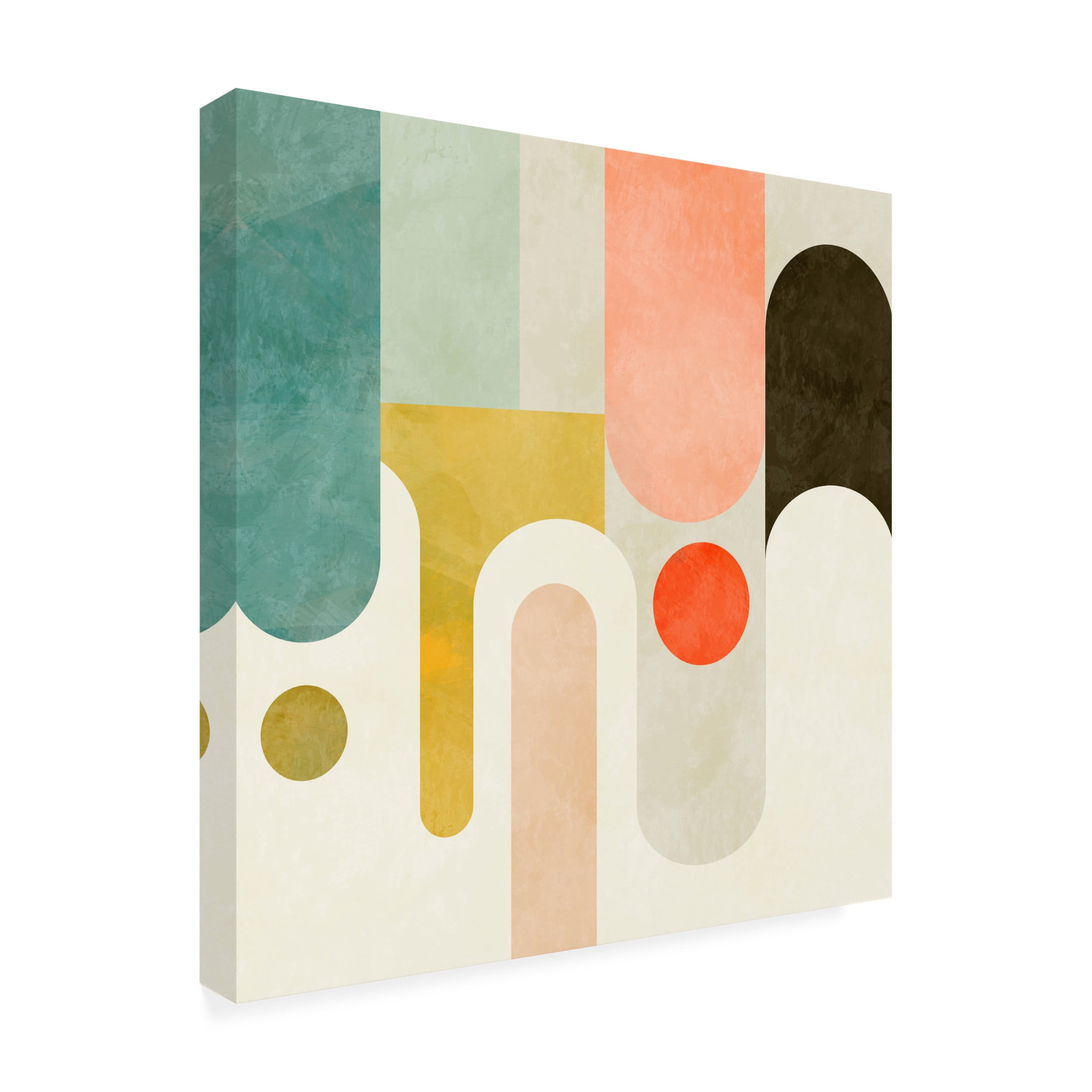 Trademark Fine Art Ana Rut Bre Runde Shapes Canvas Wall Art