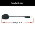 thumbnail image 5 of Sturdy PVC Built Ergonomic Replacement Microphone Boom For Cloud Orbit S Wireless Headsets Noise Reductions Microphone, 5 of 9