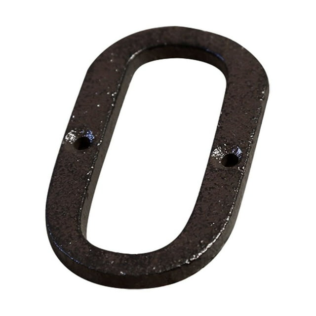 Transemion Durable And Rustproof Metal House Number Plaque For Stylish Door Decoration B17--O 1Set