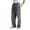 Black, variant on Jgppe Men’s Home Pants Casual Comfy Plaid Elastic Waist Wide Leg Lounge Pants with Pockets Sleepwear Homewear
