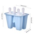 thumbnail image 3 of Bewildely Molde para hielo de fácil liberación que no gotea ni se agrieta, moldes de silicona para hielo fáciles de liberar, reutilizables Cocina y Comedor No.2, 3 of 5