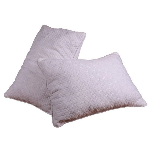 Medium Memory Foam Polyester Fill Hybrid Hypoallergenic Bed Pillow- White Fabric