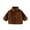 L-Brown2207, variant on MEZZALL Girls Winter Coats Kids Jackets Long Sleeve Warm Double Outerwear Soft Cozy Toddler Jackets Long Sleeve Daily Wear Party Tops Fashionable Cartoon Clothing