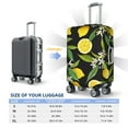 thumbnail image 5 of Picia Lemon Fruits Flowers Leaves Luggage Protector Cover Thicken Suitcase Protector Cover Fit 18-32 Inch Luggage-Medium, 5 of 9