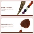 thumbnail image 4 of WEUVEB Metálico Con Piedra Natural Color Rojo Ideal Para Decorar Y Regalar, 4 of 5