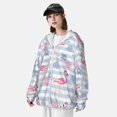 thumbnail image 4 of Pofeuu Flamingo and Pineapple Print Sun Protection Outdoor Lightweight Full Zip UV Cooling Hoodie Long Sleeve Summer Clothing for Outdoor Hiking-XX-Large, 4 of 5