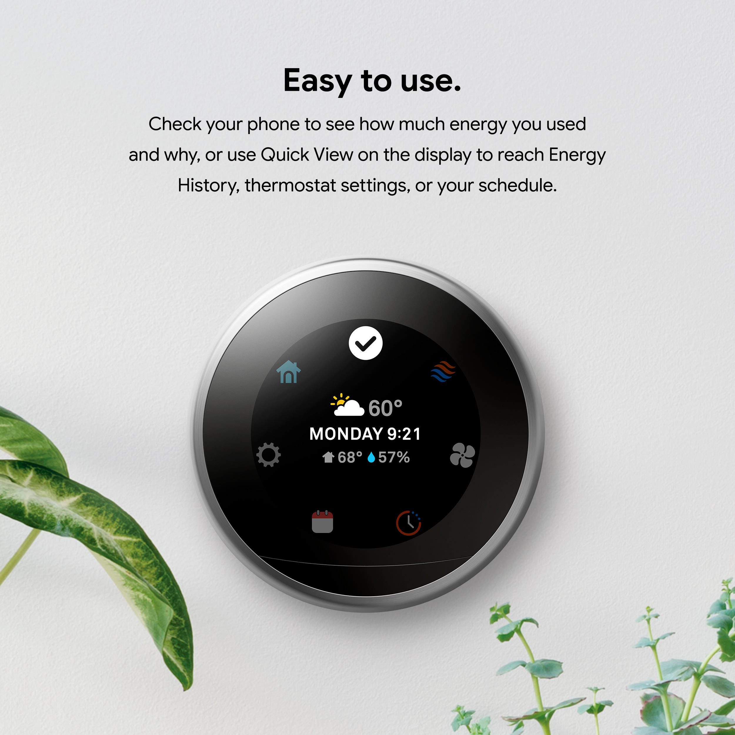 Nest Smart Learning Thermostat - 3rd Generation - Stainless Steel - image 13 of 15