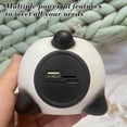thumbnail image 5 of Mini Bluetooth Speaker, 5.0 Bluetooth Panda Shaped Portable Wireless Small High Volume Speaker, 5.9x4.7x3.5in, 5 of 6