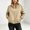 Khaki women's lightweight windbreaker jacket a1, variant on Bzdzmqm Womens Plus Size Zip Up Jackets for Women Fall Spring Collared Long Sleeve Casual Solid Outdoor Lightweight Coat Blazer for Work Travel, Navy 5XL