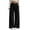 Black, variant on Tqcoqu Women's Elastic Waist Flannel Wide Leg Pants, Casual Long Trousers with Side Pockets for Fall Winter,Women's S-XXL
