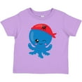 thumbnail image 3 of Inktastic Pirate Octopus, Cute Octopus, Little Octopus Boys or Girls Toddler T-Shirt, 3 of 5