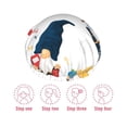 thumbnail image 5 of KLL School Cute Gnomes Pattern Shower Cap & Bath Cap for Women,Reversible Oversized Waterproof Shower Caps for all Hair Lengths,Elastic Reusable Bathing Hair Cap, 5 of 6