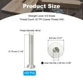 thumbnail image 2 of Uxcell Flat Head Socket Cap Screws Stainless Steel Flat Countersunk Bolts Hex Socket Drive Machine Screws Full Thread #8-32 x 1-1/4 Inch 20, 2 of 7