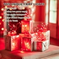 thumbnail image 3 of Red Fairy Lights Battery Operated (Included), 8 Modes & Auto Timer, 16FT 50Led Mini Twinkle Silver Wire Firefly Starry Lights, Waterproof Battery Operated Lights for Mason Jars Party Bedroom, 3 of 11