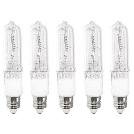 5 Pack Replacement Bulb For Casablanca Stealth Dc 54 Ceiling Fan 100 Watt 100w T4 Halogen Light Bulbs
