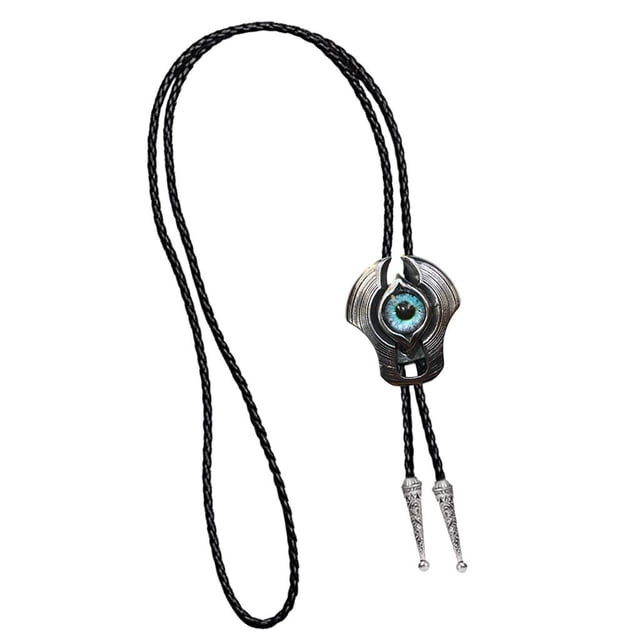 Evil Eye Bolo Tie Collar de material acero De - Evil Eye