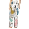 thumbnail image 3 of Daiia Cute Dinosaurs Women's Sleep Pant with Pockets and Drawstring,Pajama Pants-Large, 3 of 9