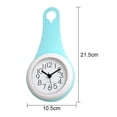 thumbnail image 2 of Reloj de baño sencillo, reloj de cocina, reloj de ventosa doméstico impermeable y silencioso, 2 of 6