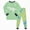 H01-Light Green, variant on TOWED22 Toddler Baby Girl Outfits Infant Puff Sleeve Smocked Floral Tops Pants Cute Kids Girls Fall Winter Clothes Set Size:4-5 Y,Color:Light Green