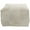 Gray Low Profile Square Patchwork Square 28" x 28" x 19", variant on DecMode Patchwork Low Profile Square Brown Leather Pouf with Patchwork Design
