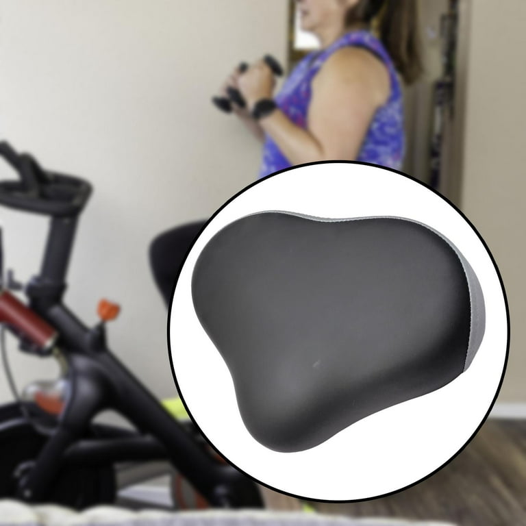 Asientos Para Bicicletas Exercise Bike Seat Cushion Replacement - Wide  Comfort Saddle For Stationary Bikes With Backrest