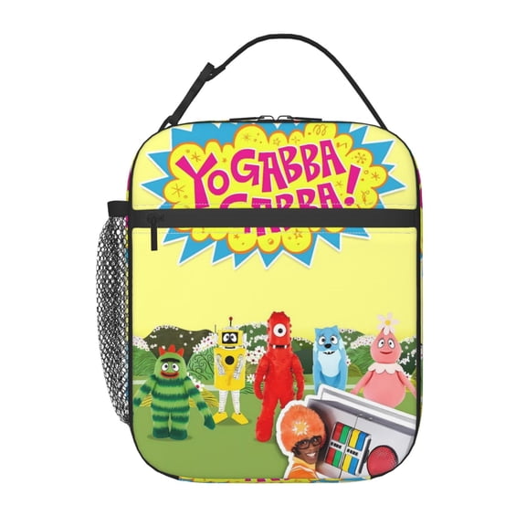 YoGabba Cooler Lunch Bag Portable Insulated Daily Lunchbags Reusable Bento Lunch Box