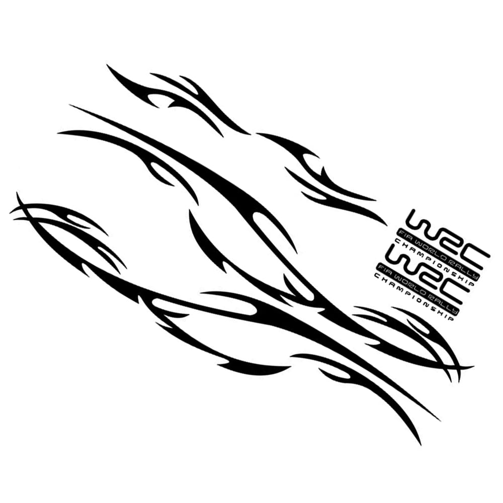 Made In Canada Bar Code Decal Sticker Racing Pair