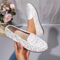 thumbnail image 4 of Willtoo Women's Comfortable Loafers Slip On Business Casual Dress Shoes Lightweight Office Work Flats Everyday Walking Shoes for Women, 4 of 6