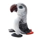 thumbnail image 1 of Loro de peluche, animal de peluche, loro de peluche para decoración del coche y el hogar. Gris, 1 of 7