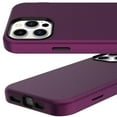 thumbnail image 3 of Nalacover for iPhone 12 Pro/iPhone 12 6.1 inch Slim Case,Stylish Triple Layer Protection Hard PC + Soft TPU Silicone Hybrid Shockproof Camera Lens Protective Anti-drop Fit Back Phone Cover.Purple, 3 of 7