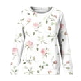 thumbnail image 5 of Long Sleeve Blouse for Womens Crewneck Cute Printed Tees Shirt Casual Plus Size Pullover Tops 2026 Spring Outfits, 5 of 5