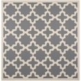 thumbnail image 1 of Safavieh Tapis Anthracite Intérieur Extérieur - Carré 5 Pieds3 Pouces, 1 of 4