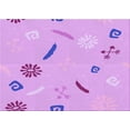 thumbnail image 1 of Ahgly Tapis Rectangulaire Lavable en Machine Intérieur Transitionnel Heliotrope Violet, 2 Pieds x 4 Pieds, 1 of 7
