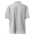 thumbnail image 4 of Huresd Men's Wrinkle Free Untucked Cuban Shirt Business Casual Button Down Tops Short Sleeve Solid Color Shirt White 3XL, 4 of 4
