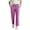Purple, variant on UQJfacai Girls Casual Cotton Linen Pants Lightweight Summer Loose Fit Elastic Waist Pants Kids Solid Lounge Long Trousers 4-14 Years
